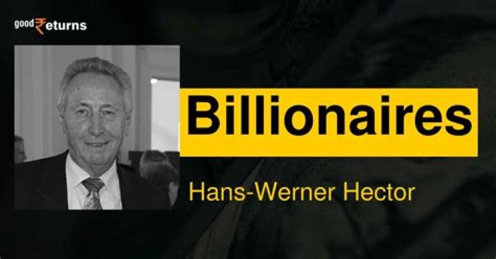 Hans-Werner Hector Net Worth | Celebrity Net Worth