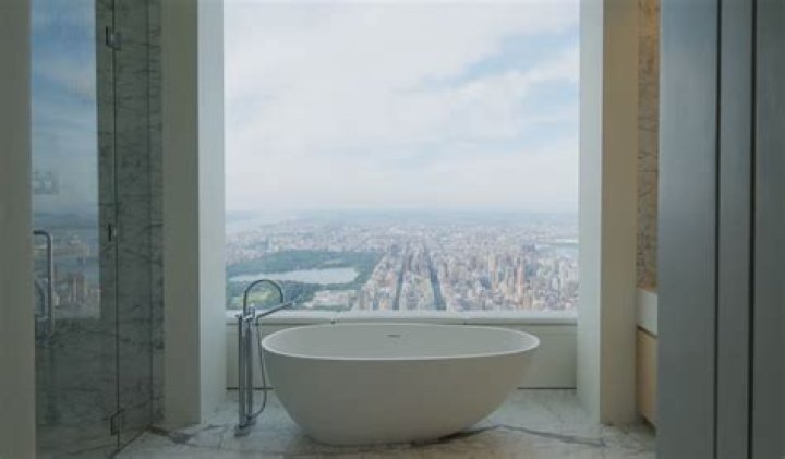 Step Inside The $170 Million New York City Penthouse That Just Hit The Market And Might Have The Best Bathtub View Ever