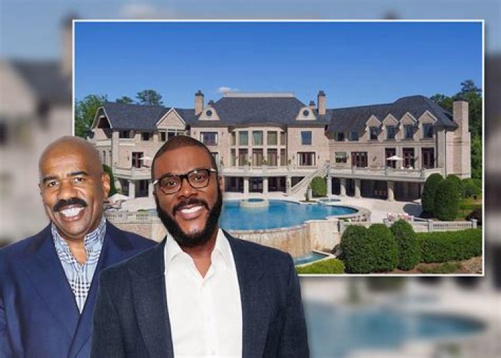 Steve Harvey Pays $15M For Tyler Perry's Former Mansion In Atlanta
