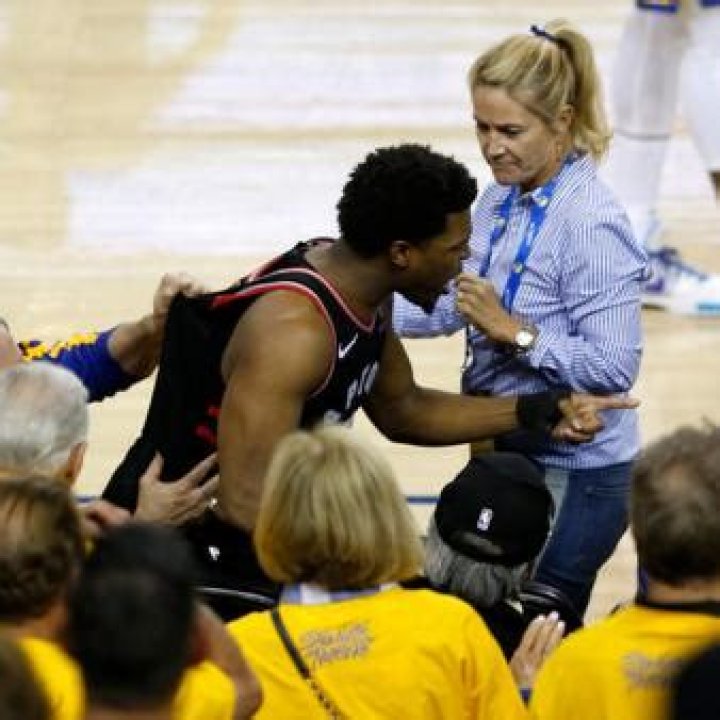 The Warriors Fan That Shoved Kyle Lowry Is A Part Owner Of The Team – And He Just Got A Major Punishment